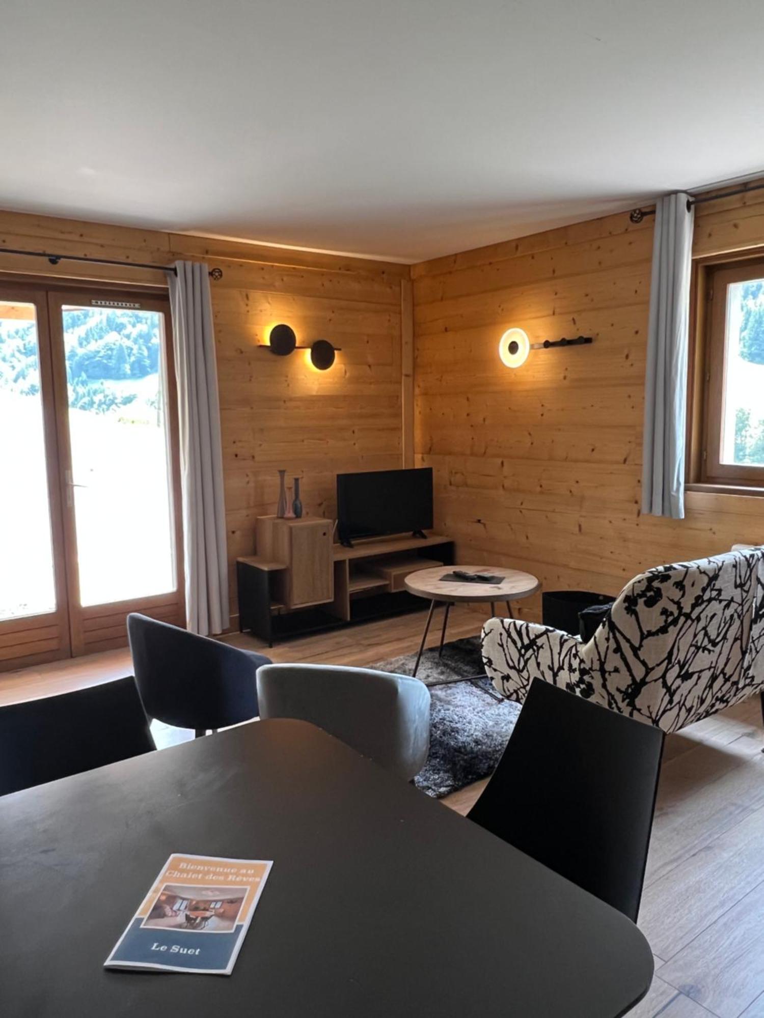 Neuf Chalet 4P Le Suet Jacuzzi Privatif Entremont ภายนอก รูปภาพ